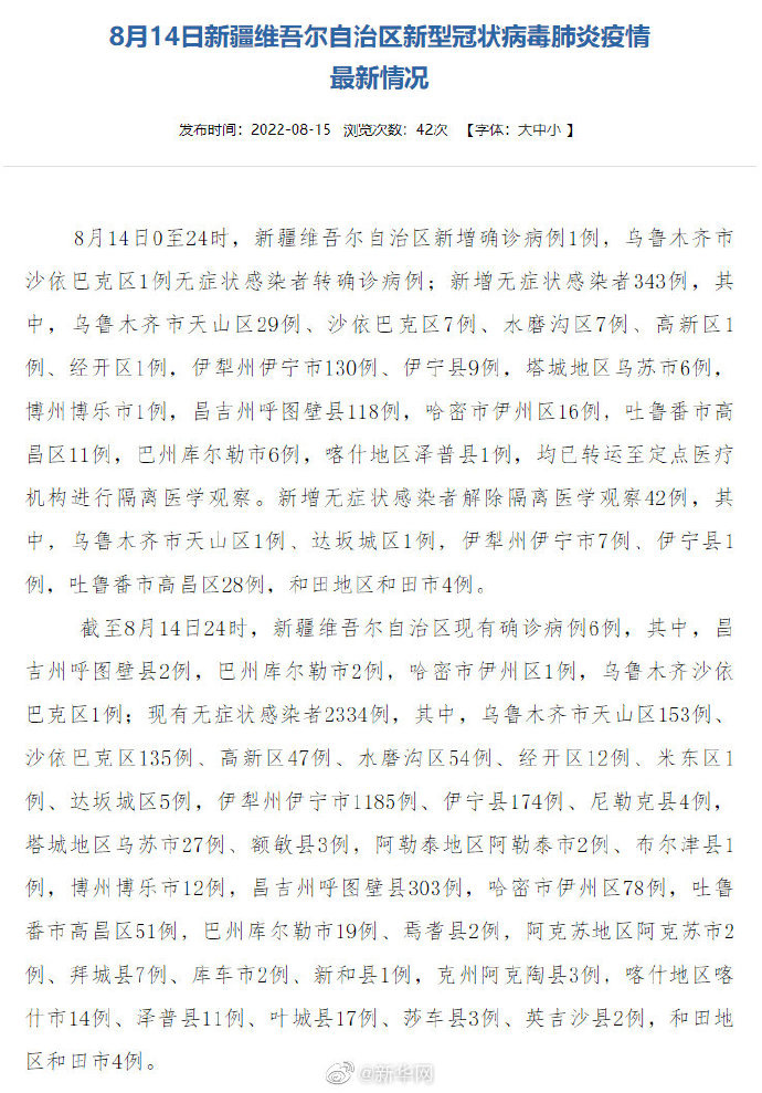 新疆治愈病例最新动态✨