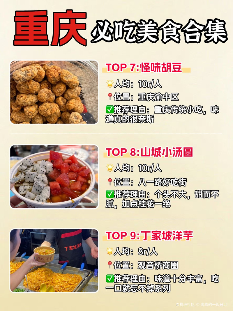 重庆古楼美食排行榜全新更新